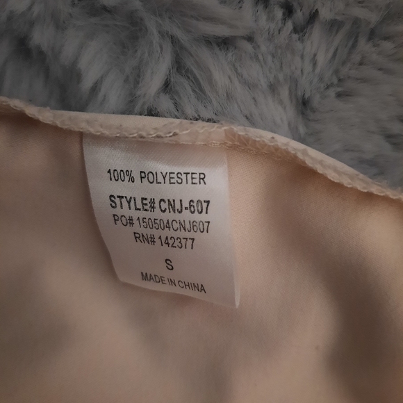 White Mid-length Spring Coat S - Picture 5 of 5